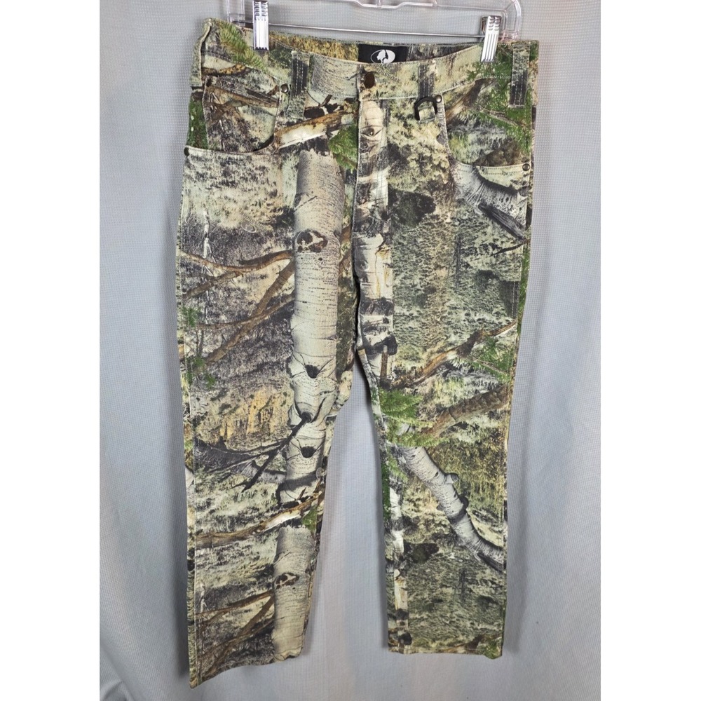 MOSSY OAK Mo Mountain Country Camo Pants Jeans MENS 32/29 Hunting Deer Woods